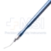 Bimanual DSEK Terry Irrigating Scraper, Hole Shaped Scraper Facing Upwards, 0.4mm Posterior Port, Angled 11mm Bend to Tip, Blue Titanium Handle - 5-4234