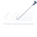Binkhorst Hooked Cannula, 22ga, Straight, 2.5mm "J" Shaped Hook, Straight Part Of Shaft 17mm, Polished Finish, Excluding Hub Overall Length 1-1/4" (32mm) - 11-8-6511
