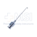 Binkhorst Hooked Cannula, 22ga, Straight, 2.5mm "J" Shaped Hook, Straight Part Of Shaft 17mm, Polished Finish, Excluding Hub Overall Length 1-1/4" (32mm) - 11-8-6511