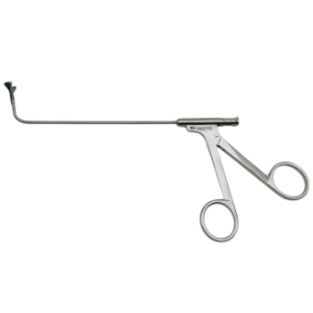 Biopsy Forceps, Double Action, Pear Shaped Cup, Jaws Angled 80 Degrees, Horizontal, Luer Lock For Cleaning Instrument 
