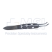 Bishop-Harmon Tissue Forceps, Curved, 0.8mm, 1 x 2 Teeth, Flat Three Hole Handle, Overall Length 3-3/8" (85mm) - 5-2611-C