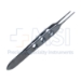 Bishop-Harmon Dressing Forceps, Straight, Serrated Tips, Flat 3-Hole Handle, Overall Length 3-3/8" (85mm) - 5-2617