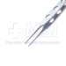 Bishop-Harmon Iris Forceps, 0.6mm Tip, 1 x 2 Teeth, Overall Length 3-1/4" (83mm) - 466231J