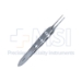 Bishop-Harmon Iris Forceps, 0.6mm Tip, 1 x 2 Teeth, Overall Length 3-1/4" (83mm) - 466231J