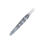 Bishop-Harmon Iris Forceps, 0.6mm Tip, 1 x 2 Teeth, Overall Length 3-1/4" (83mm) 