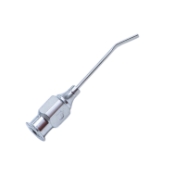 Bishop-Harmon Irrigating Cannula, 19ga, 30 Degrees Angled Shaft, 7mm From Bend to Tip, Flattened Blunt Tip, Overall Length 1-3/4" (44mm) 1144427,May-33,K7-5050,91-7035,E4922