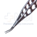 Blades Lens Holding Forceps, Angled At 45 Degrees, Delicate, Narrow Jaws, Three Hole Handle - 11-6-9611