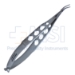 Blades Lens Holding Forceps, Angled At 45 Degrees, Delicate, Narrow Jaws, Three Hole Handle - 11-6-9611