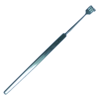 Blair Retractor, Sharp, 4 Prongs, 7mm Wide, Flat Handle, Overall Length 5-1/2" (140mm) 
