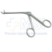 Blakesley Nasal Forceps, Angled Up 45 Degrees Cup, Fenestrated 4mm Jaws, Size 1, Shaft Length 4-1/2" (115mm) - 232-B00-41