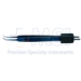 Iris Bipolar Forceps, Titanium, Angled, 0.5mm Tip, 10mm High Polish Area, Overall Length 3-3/4" (95mm) - 208-07-01A