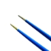 Blue Titanium Round Handle Bayonet Bipolar Forceps, 1mm Tip, Overall Length 9-1/2" (241mm) - 208-22-01A