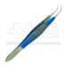 Shepard Tying Forceps, Titanium, Angled 45 Degrees, Wide Serrated Handle, Tying Platform, Overall Length 4-1/4" (110mm) - 5-2966-AT
