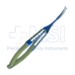 Shepard IOL Insertion Forceps, Titanium, Curved 18mm Shafts, 1.91mm Wide Grasping Tip, Flat Serrated Cross Action Handle, Dull Finish, Overall Length 4.3" (108mm) - TDK-3-811