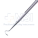 Bodian Lacrimal Pigtail Probe, Stainless Steel, 12mm Diameter Pigtail Curved Probes, Eyes 4mm Back Of Blunt Ends, Round Knurled Handle, Polished Finish, Overall Length 5-3/4" (145mm) - 5-5361-B