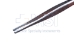 Bonaccolto Utility Forceps, Straight Shafts, 16mm x 2.4mm Platform, Lengthwise Serrated Jaws, Cross Serrated Tips, Serrated Handle, Polished Finish, Overall Length 4-1/4" (110mm) - 5-2019