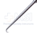 Bone Hook, Small, 6mm Height x 13mm Wide, Grip Handle, Overall Length 9" (230mm) - D8342