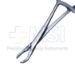 Bone Reduction Forceps, Curved, Small, Ratchet Length 1-1/8" (29mm), Overall Length 5-1/2" (140mm) - D7128