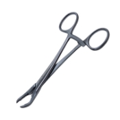 Bone Reduction Forceps, Curved, Small, Ratchet Length 1-1/8" (29mm), Overall Length 5-1/2" (140mm) 