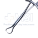 Bone Reduction Forceps, Curved Jaws, One Defined Penetrating Pointed Tip, Long Ratchet, Overall Length 6-3/4" (170mm) - D7136