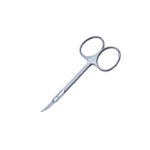 Bonn Iris Style Scissors, Curved, Fine Blades, Two Tone Finish, Overall Length 3-1/2" (89mm) 