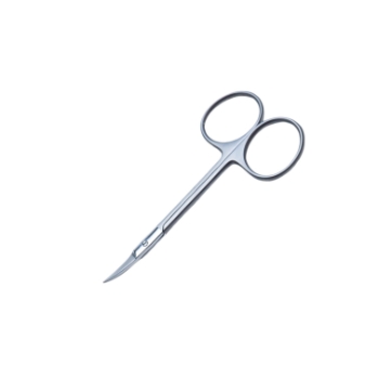 Bonn Iris Style Scissors, Curved, Fine Blades, Two Tone Finish, Overall Length 3-1/2" (89mm) 
