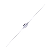 Bowman Lacrimal Probe, Size 00/0, Malleable Sterling Silver, Overall Length 5.6" (142mm) 1246330,May-12,E4201