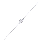 Bowman Lacrimal Probe, Size 3/4, Malleable Sterling Silver, Overall Length 5.6" (142mm) 1247060,May-14,E4203