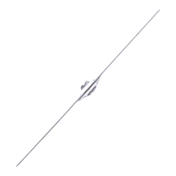 Bowman Lacrimal Probe, Size 3/4, Malleable Sterling Silver, Overall Length 5.6" (142mm) 1247060,May-14,E4203