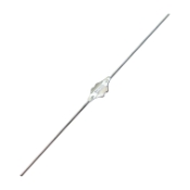 Bowman Lacrimal Probe, Size 5/6, Malleable Sterling Silver, Overall Length 5.6" (142mm) 1247425,15-May,E4204