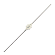 Bowman Lacrimal Probe, Size 7/8, Malleable Sterling Silver, Overall Length 5.6" (142mm) 1247791,16-May,E4205