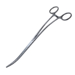 Bozeman Uterine Forceps, Curved, Overall Length 10" (250mm) 