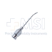 Bracken Anterior Chamber Cannula, 19ga, Curved 90 Degrees, Flattened Beveled Tip, Polished Finish, Excluding Hub Overall Length 3/4" (21mm) - 11-8-6211