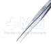 Bracken Fixation Forceps, Straight Shafts, Delicate, 0.7mm, 1 x 2 Teeth, Serrated Handle, Polished Finish, Overall Length 4-1/4" (110mm) - 5-2781