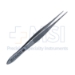 Bracken Fixation Forceps, Straight Shafts, Delicate, 0.7mm, 1 x 2 Teeth, Serrated Handle, Polished Finish, Overall Length 4-1/4" (110mm) - 5-2781