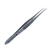 Bracken Fixation Forceps, Straight Shafts, Delicate, 0.7mm, 1 x 2 Teeth, Serrated Handle, Polished Finish, Overall Length 4-1/4" (110mm) 321901,May-81,K5-4500,E1670