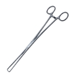 Braun Uterine Tenaculum, Overall Length 10" (254mm) 