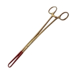 Braun Uterine Tenaculum Forceps, Insulated From Box Lock To Tips, Overall Length 9-1/2" (241mm) 