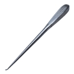 Bruns Bone Curette, Size 00000, Reverse Angled, Overall Length 9" (229mm) 