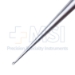 Bruns Curette, Size 000, Straight, Oval Cup, Hexagonal Solid Handle, Overall Length 9" (229mm) - D6551