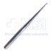 Bruns Curette, Size 000, Straight, Oval Cup, Hexagonal Solid Handle, Overall Length 9" (229mm) - D6551