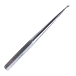Bruns Curette, Size 1, Straight, Oval Cup, Hexagonal Solid Handle, Overall Length 9" (229mm) 