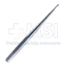 Brun Curette, Size 2, Straight, Oval Cup, Hexagonal Solid Handle, Overall Length 9" (229mm) - D6555