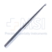 Brun Curette, Size 3, Straight, Oval Cup, Hexagonal Solid Handle, Overall Length 9" (229mm) - D6556