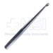 Brun Curette, Size 6, Straight, Oval Cup, Hexagonal Solid Handle, Overall Length 9" (229mm) - D6559