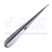 Bruns (Spratt) Curette, Size 00000, Angled Forward, Oval Cup, Hollow Handle, Overall Length 6-3/4" (171mm) - D6511A