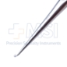 Bruns (Spratt) Curette, Size 000, Angled Forward, Oval Cup, Hollow Handle, Overall Length 6-3/4" (171mm) - D6513A
