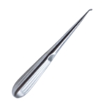 Bruns (Spratt) Curette, Size 2, Angled Forward, Oval Cup, Hollow Handle, Overall Length 6-3/4" (171mm) 