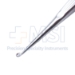 Bruns (Spratt) Curette, Size 3, Angled Forward, Oval Cup, Hollow Handle, Overall Length 6-3/4" (171mm) - D6523A