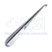 Bruns (Spratt) Curette, Size 3, Angled Forward, Oval Cup, Hollow Handle, Overall Length 6-3/4" (171mm) - D6523A